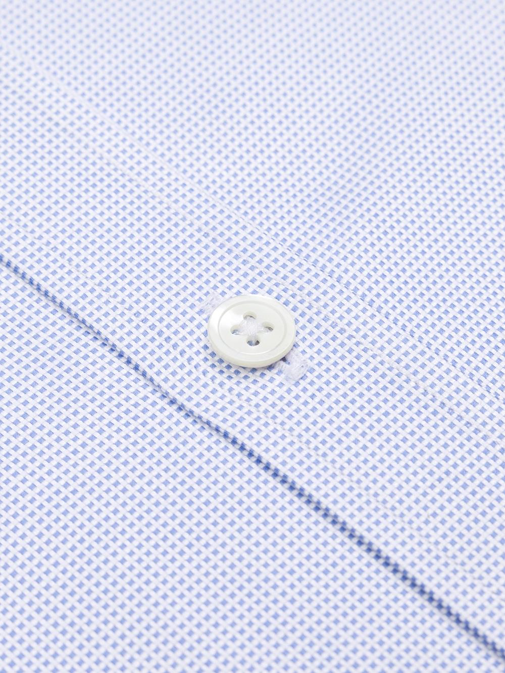 Royal natté slim fit shirt - Blue sky