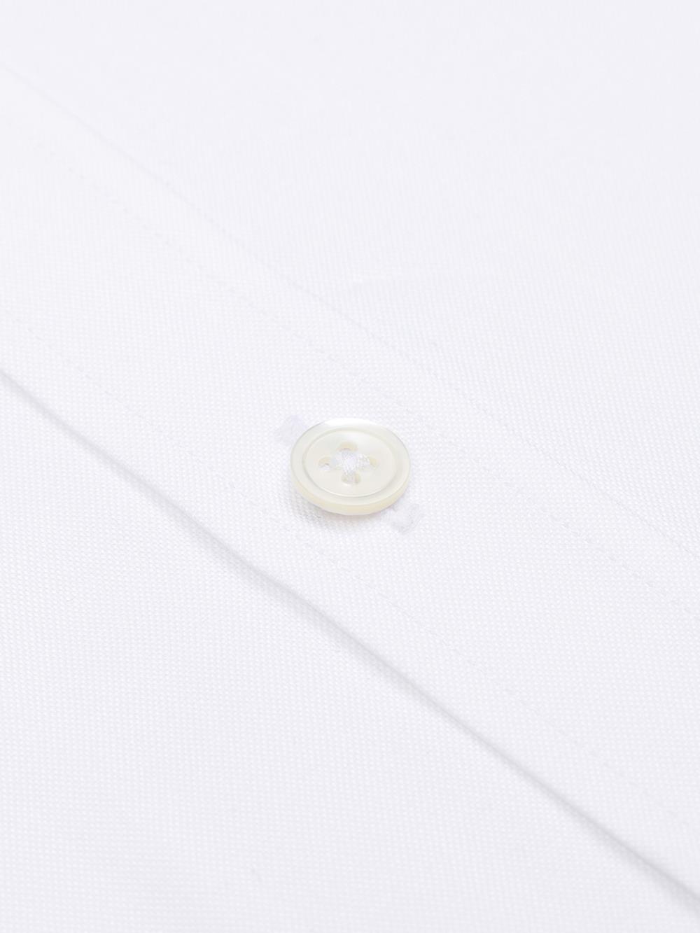 Chemise cintrée en pin point royal blanc