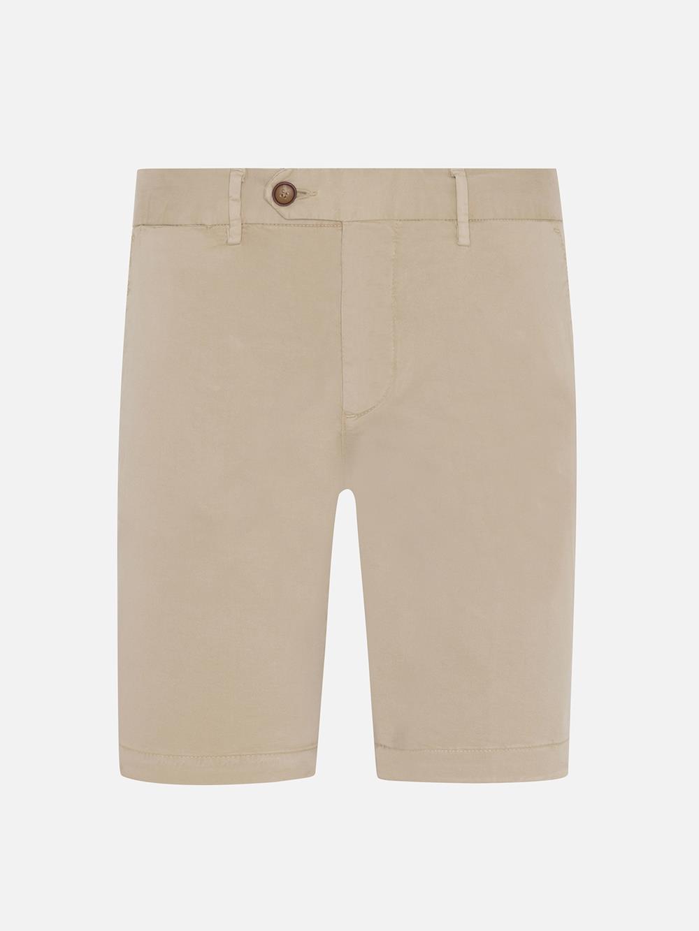 Jim Bermuda in sand cotton