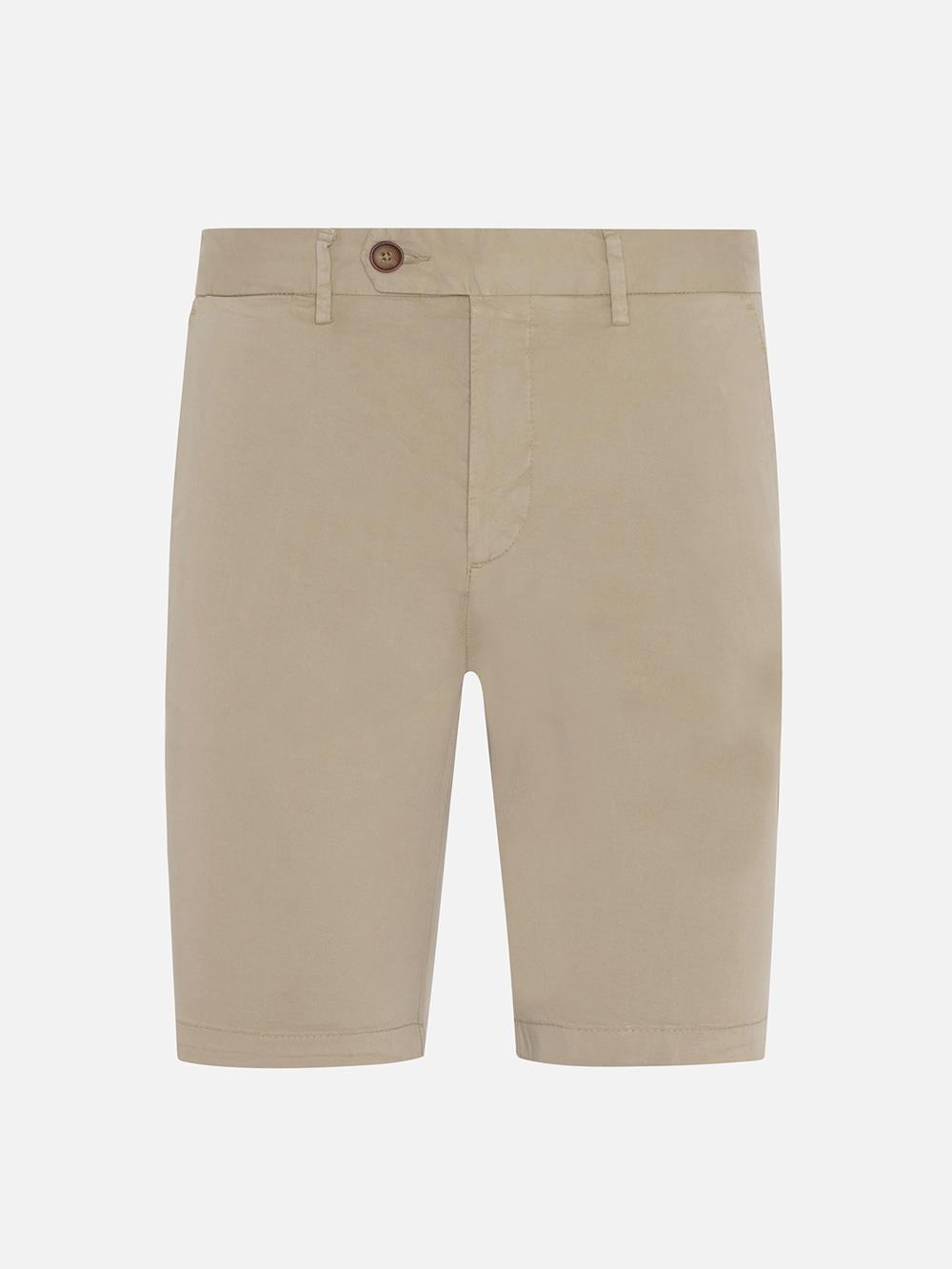 Bermuda Jim en coton taupe