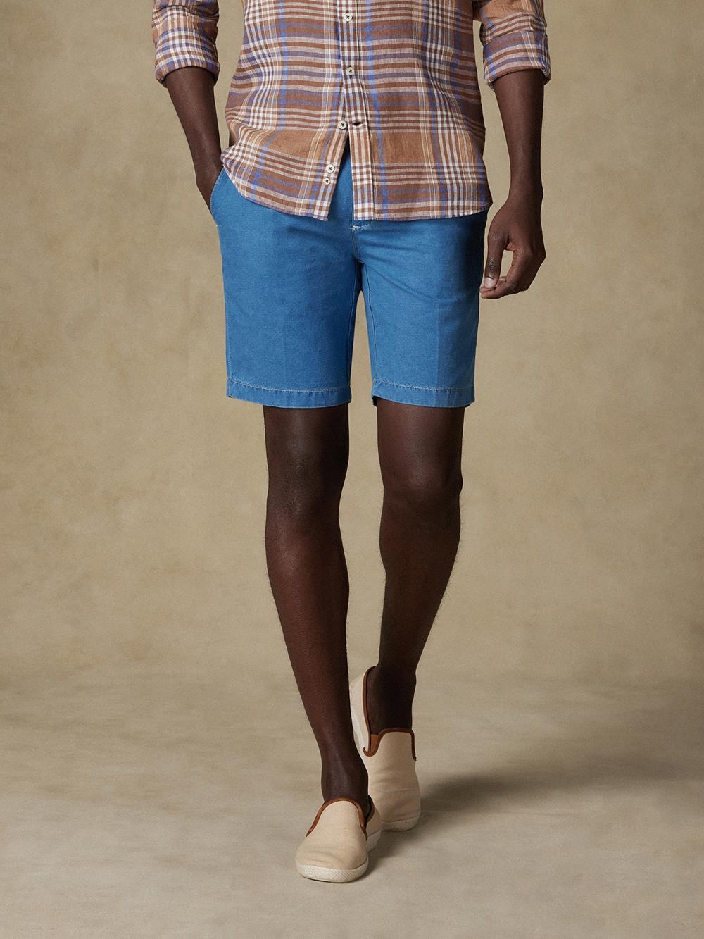 Brad indigo Bermuda shorts