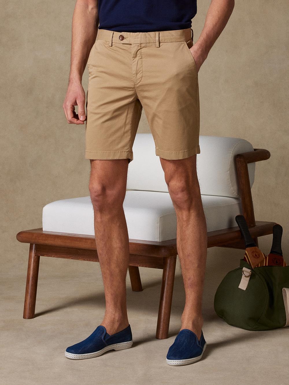 Bermuda-Shorts aus natürlicher Baumwolle