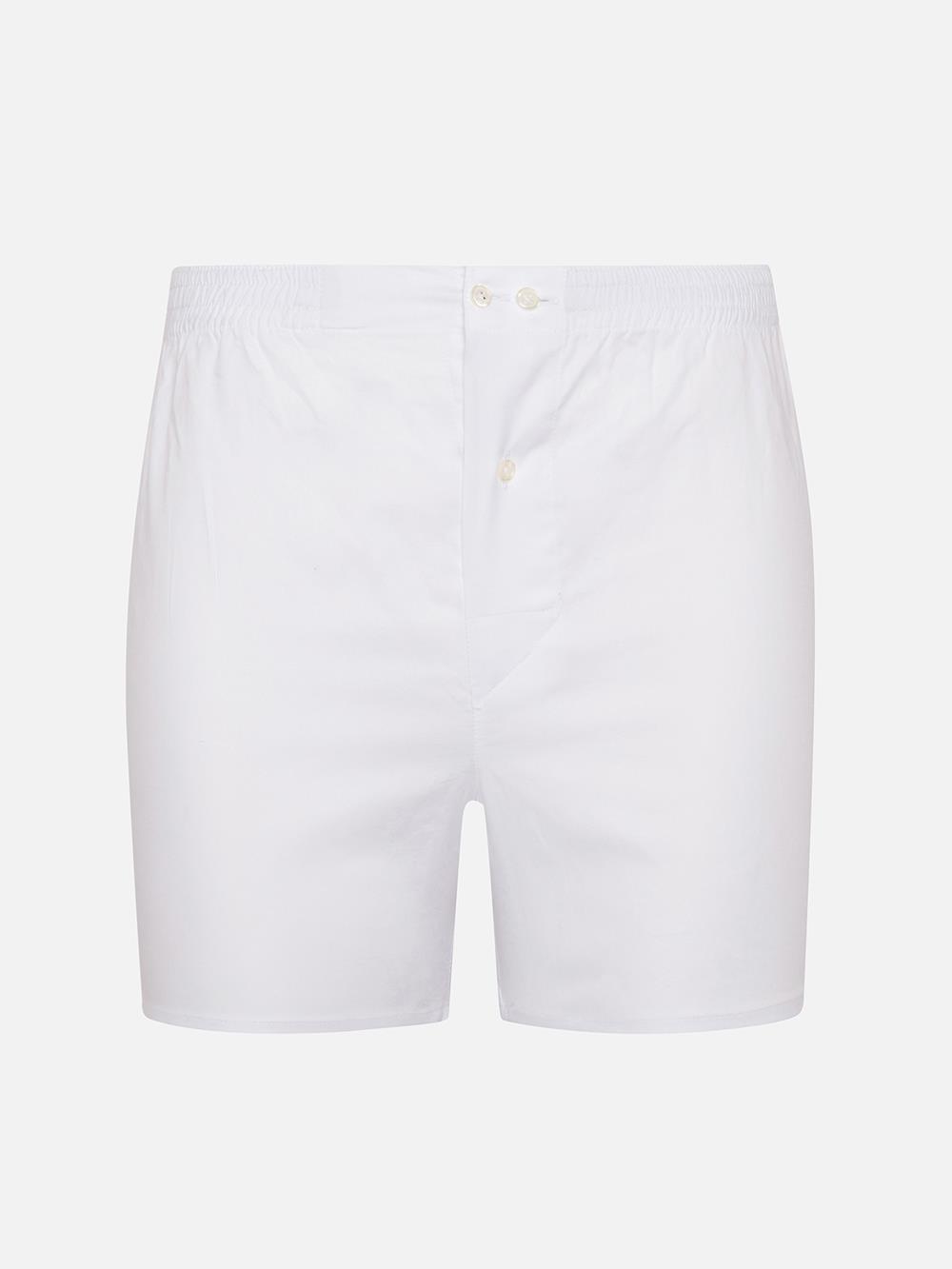 White oxford boxer shorts