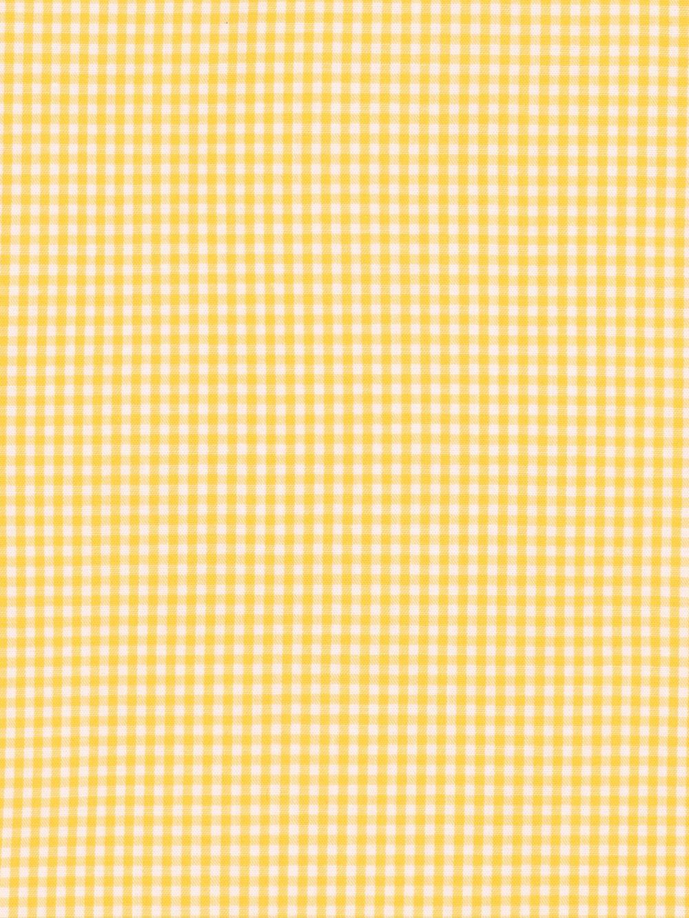 Yellow printed gingham popelin boxer short