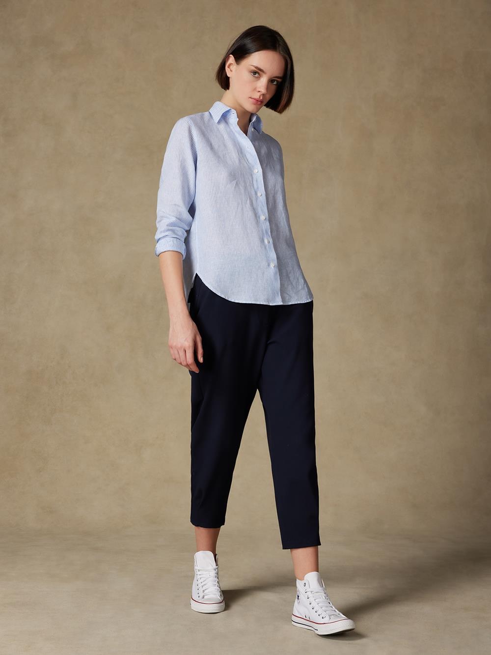 Albane striped linen shirt 