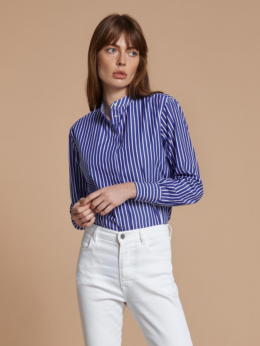 Palma shirt with blue stripes