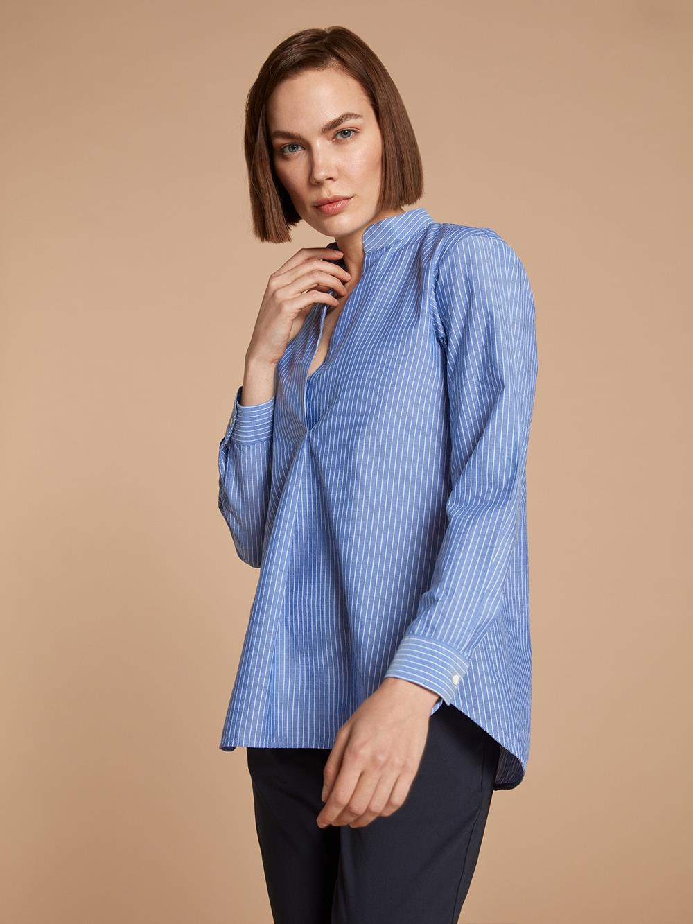 Paloma Dali camicia blu 