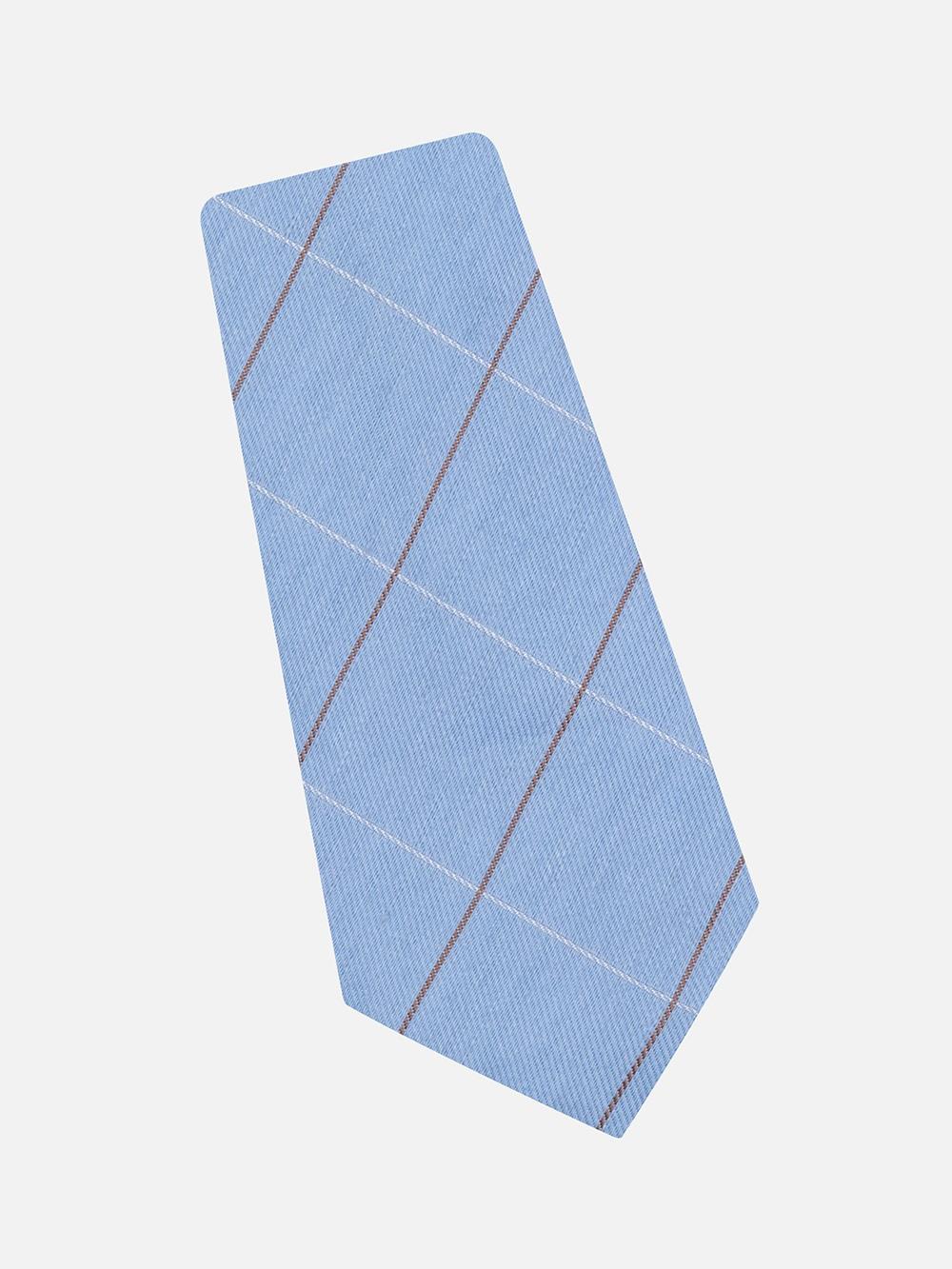Linen tie and silk tile sky