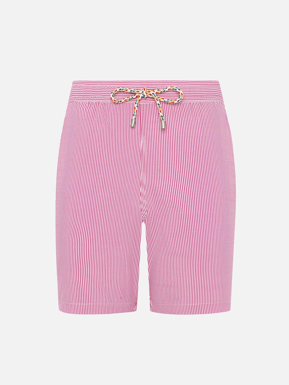 Pink stripes Capri swimwear