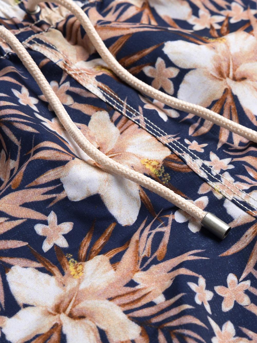 Tahiti navy floral swimwear