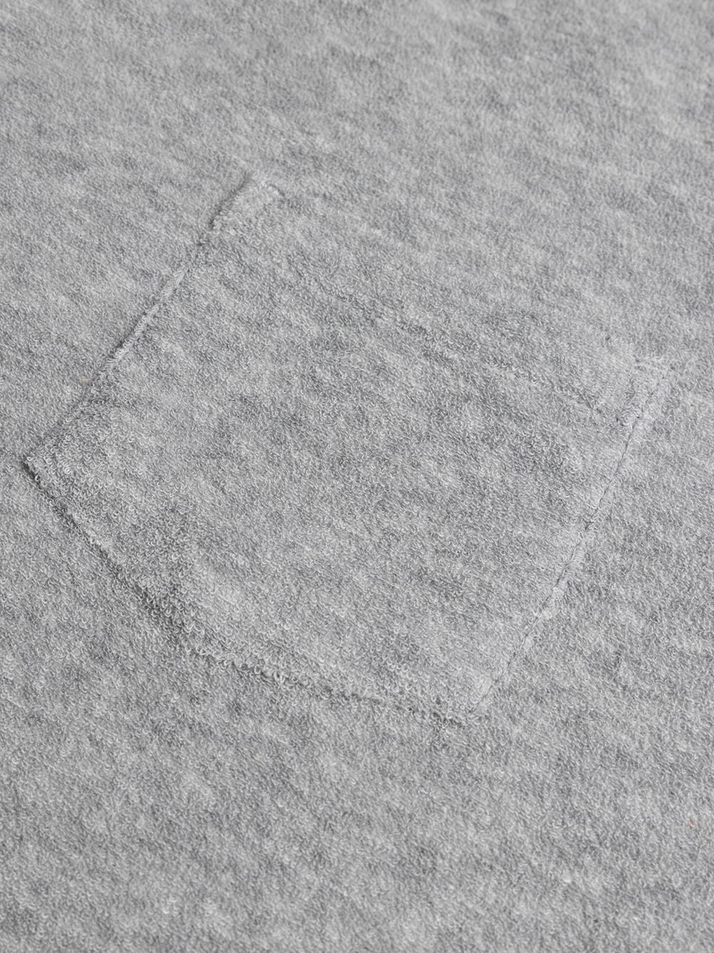 Camisa de rizo gris - Manga corta