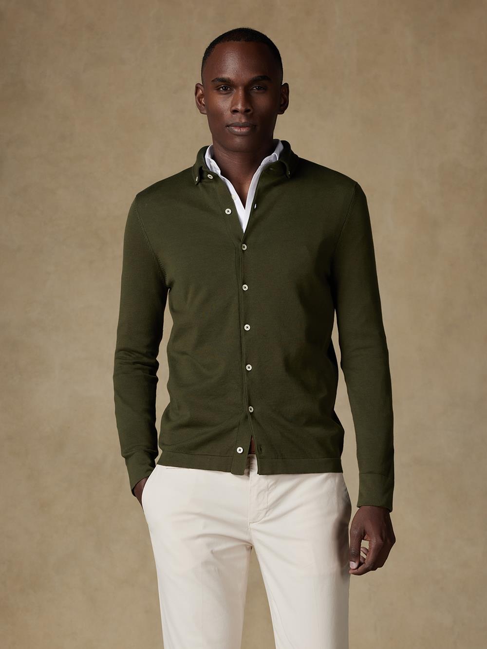 Nils khaki cardigan