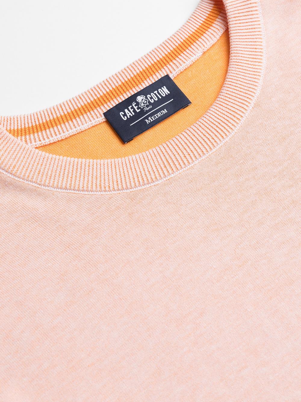 Orange Capri scoop neck