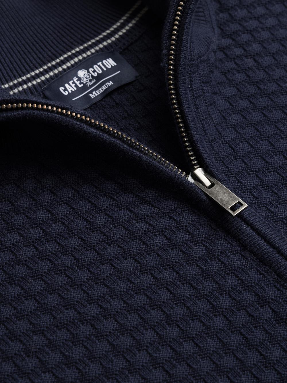 Brooks half zip navy