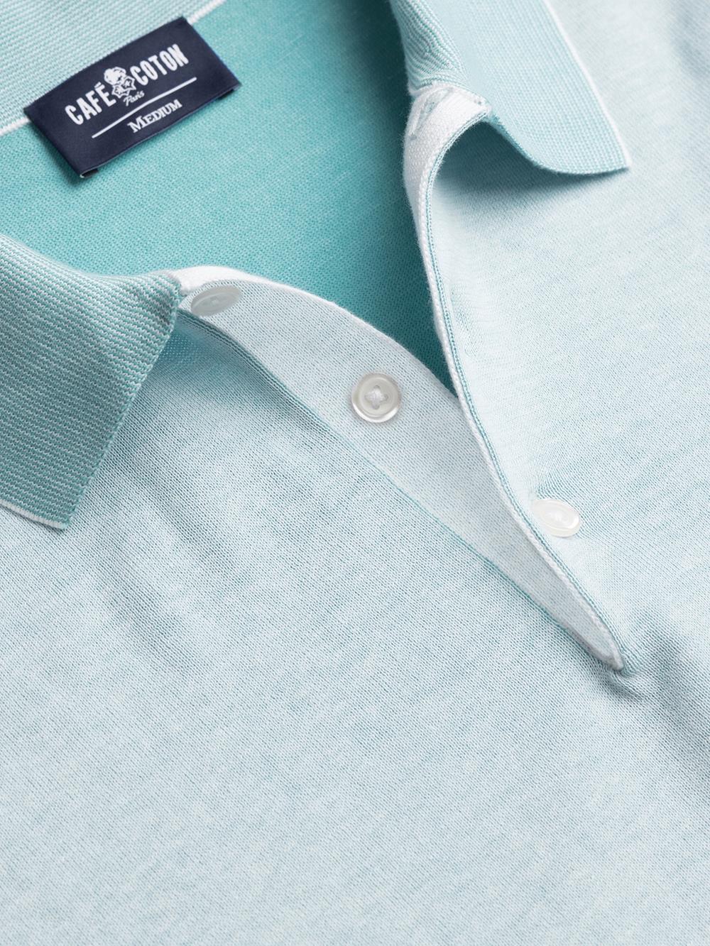 Elbe poloshirt in mint jersey