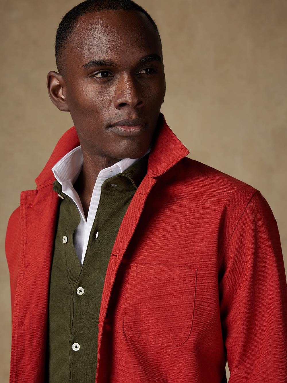 Carl rust overshirt