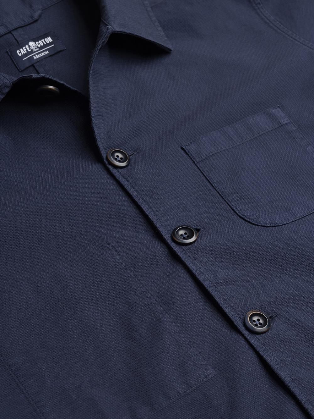 Carl navy overshirt 