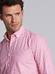 Chemise Alan à rayures roses - Col Boutonné