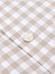 Buton down collar Ash check shirt - Off-white 