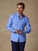 Daria-Hemd aus blauem Popelin - Buttondown Kragen