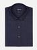 Hall navy blue flannel shirt - Button-down collar