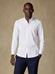 Camisa slim fit Aaron en piqué blanco - Con botonos