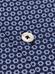 Alvin navy blue slim fit shirt with printed pattern - Button-down collar