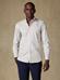 Camicia slim fit slim fit Barry a righe crema - Con buttoncini