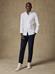 Tailliertes Tailliertes Hemd Brien aus weißem Twill - Buttondown Kragen