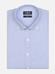 Camisa slim fit Caleb de sarga azul  - Con botonos