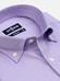 Camisa slim fit violeta de espiga - Con botonos