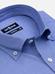 Daria-Tailliertes Tailliertes Hemd aus blauem Popelin - Buttondown Kragen