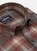 Don grijs geruit Slim fit overhemd - Button-down kraag
