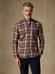 Don grijs geruit Slim fit overhemd - Button-down kraag