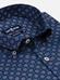 Tailliertes Hemd Elton marine mit Print - Button-Down-Kragen