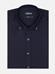 Horace navy textured slim fit shirt - Button down collar