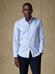 Hemels Slim fit overhemd Visgraat  - Button-down kraag