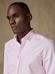 Roze Slim fit overhemd visgraat  - Button-down kraag