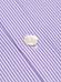 Menthon fitted shirt - Purple stripes - Buttoned collar