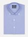 Tailliertes Tailliertes Hemd mit tausend Streifen blau - Buttondown Kragen