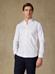 Twill button down slim shirt -  White