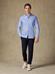 Blauw geruit overhemd  - Button-down kraag