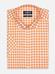 Buton down collar Ash check shortsleeves shirt - Orange