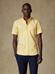 Buton down collar Ash check shortsleeves shirt - Yellow