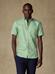 Buton down collar Ash check shortsleeves shirt - Green