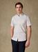 Buton down collar Barry stripe shortsleeves shirt - Off white