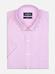 Camicia manica corta manica corta Barry a righe rosa - Con buttoncini