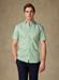 Buton down collar Barry stripe shortsleeves shirt - Green