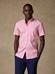 Benjy roze gestreept overhemd met korte mouwen - Buttoned kraag
