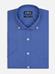 Chemise manches courtes Bob en micro-oxford bleu - Col boutonné